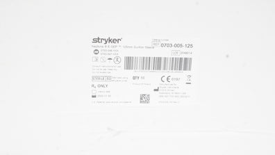 Stryker 0703-005-125 Neptune E-Sep Suction Sleeve 125mm (x) - Box of 9